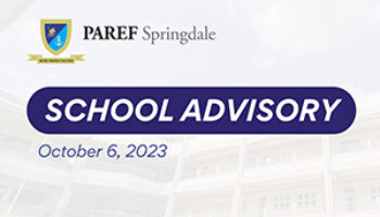 School Advisory for October 6, 2023