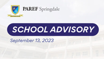 School Advisory for September 13, 2023